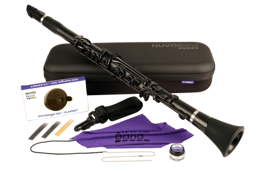 NuvoBand - Student Clarinet Outfit - Black