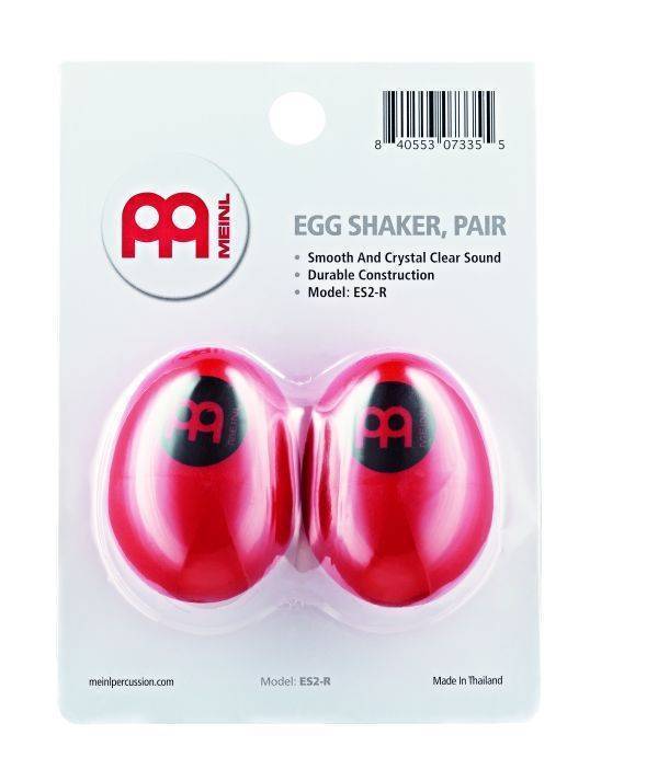 Egg Shaker Pair, Red