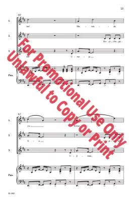 Kwanzaa Song - Reeves - 3pt Treble