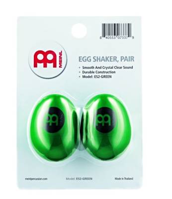 Meinl - Egg Shaker Pair, Green