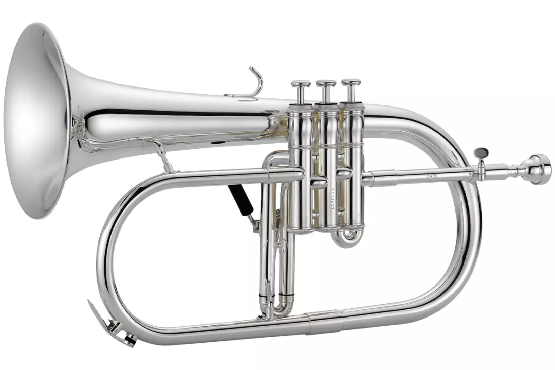 1646 Bb Flugelhorn with Rose Brass Bell - Silver-Plated