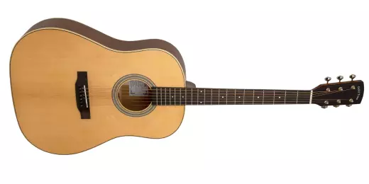 Gold Tone - The Bell All Solid Wood Acoustic/Electric Guitar with Gigbag - Satin Natural