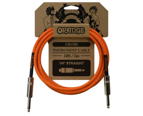 Orange Amplifiers - Crush Series Instrument Cable Straight/Straight - 10 foot
