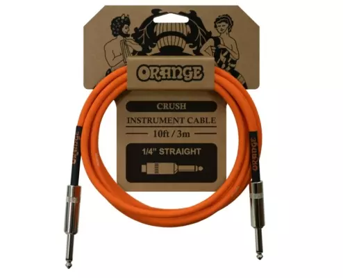 Orange Amplifiers - Crush Series Instrument Cable Straight/Straight - 10 foot