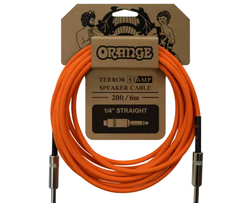 Orange Amplifiers - Crush Series Instrument Cable Straight/Straight - 20 foot