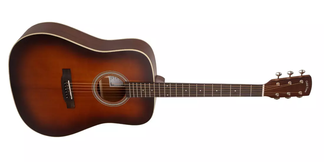 The Dread All Solid Wood Acoustic/Electric Guitar with Gigbag - Satin Burst