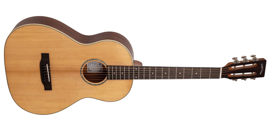 The Parlor All Solid Wood Acoustic/Electric Guitar with Gigbag - Satin Natural