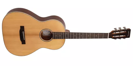 Gold Tone - The Parlor All Solid Wood Acoustic/Electric Guitar with Gigbag - Satin Natural