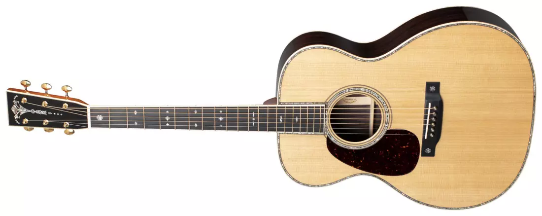 000-42 Modern Deluxe Spruce/Rosewood Acoustic Guitar with Case (Left Handed)