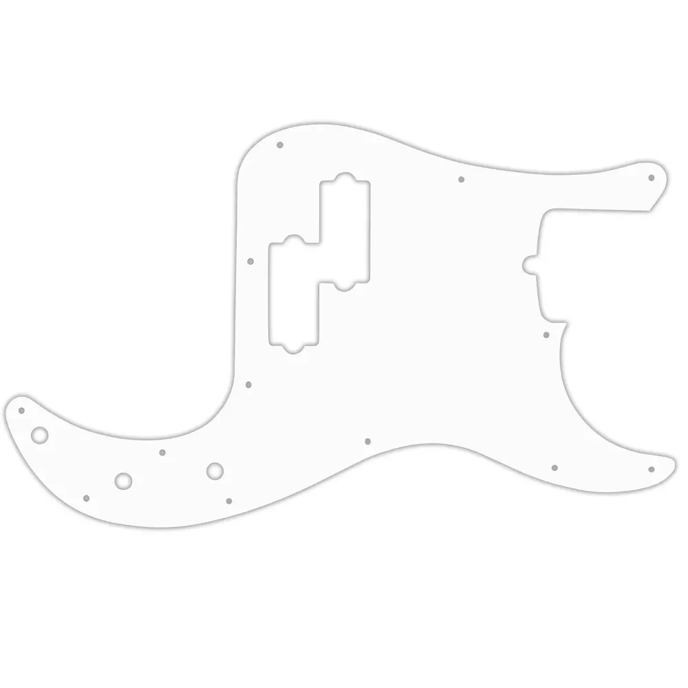 Custom Pickguard for Fender 4 String American Professional Precision Bass - White