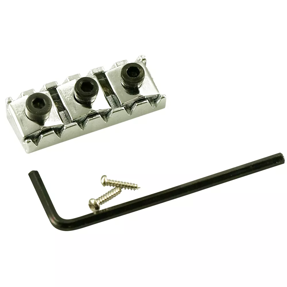 Replacement Locking Nut for Guitars with Floyd Rose Style Tremolo Systems, 1 5/8\'\' - Chrome