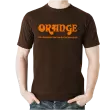 Orange Amplifiers - Classic Orange Logo T-shirt Brown - Large