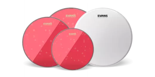Evans - Hydraulic Tom Drumhead Fusion Pack (10,12,14) with 14 UV1 Snare Batter Head