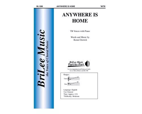 BriLee Music Publishing - Anywhere Is Home - Derrick - TB