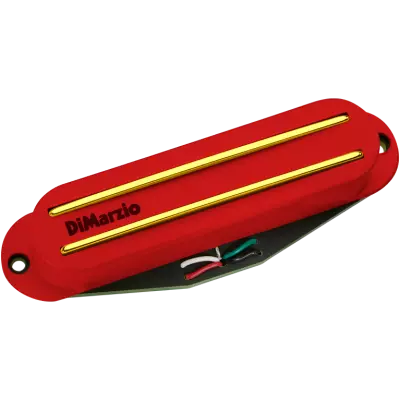 DiMarzio - The Cruiser Neck Pickup - Red with Gold Poles