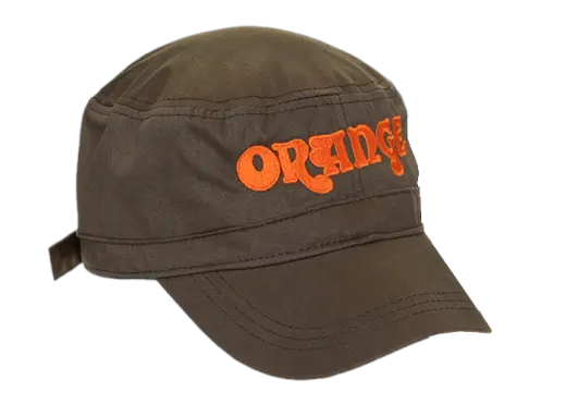 Orange Amplifiers - Cadet Hat with Orange Logo - Olive