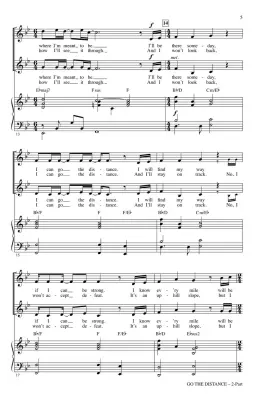 Go the Distance (from \'\'Hercules\'\') - Menken/Emerson - 2pt