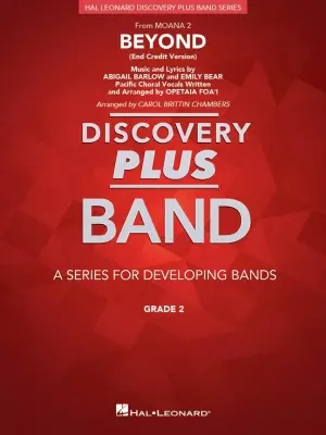 Hal Leonard - Beyond (End Title Version) from Moana 2 - Barlow/Bear/Foai/Chambers - Concert Band - Gr. 2