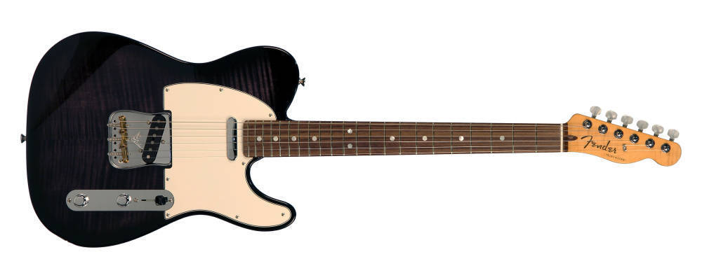 2013 Custom Shop Deluxe Telecaster - Ebony Transparent