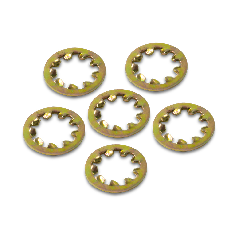 Metric Potentiometer Star Washer - 8 mm (6 Pack)