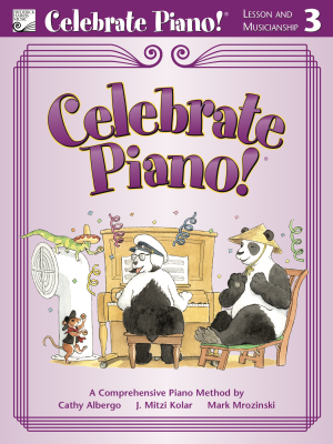 Frederick Harris Music Company - Celebrate Piano! Lesson and Musicianship 3 - Preparatory Piano - Book