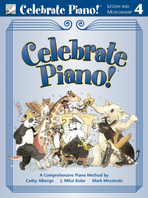 Frederick Harris Music Company - Celebrate Piano! Lesson and Musicianship 4 - Preparatory-1 Piano - Book