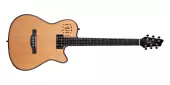 Godin Guitars - A6 Ultra Dlx Acoustic\/Electric Guitar with Gigbag - Natural