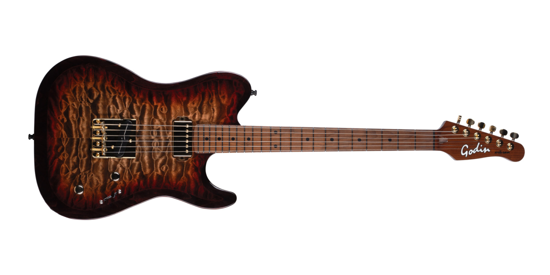 Artisan TC Electric Guitar with Case - WhiskeyBurst