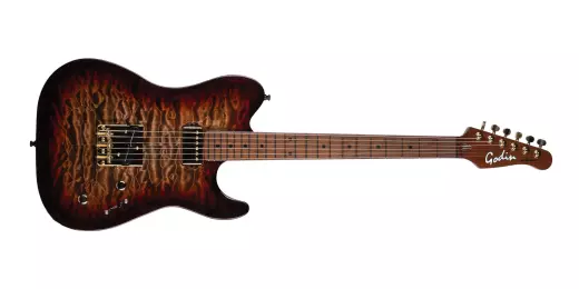 Godin Guitars - Artisan TC Electric Guitar with Case - WhiskeyBurst