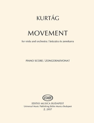 Editio Musica Budapest - Movement - Kurtag - Viola/Piano - Sheet Music