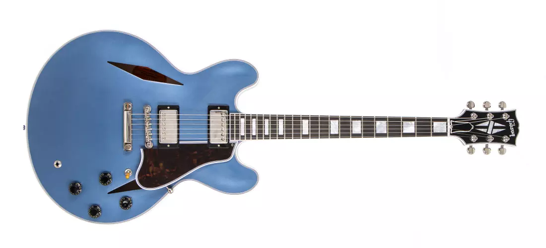 1959 ES-335 Electric Guitar with Diamond F-Holes - Pelham Blue VOS