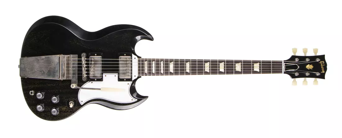 1964 SG Standard Electric Guitar with Hardshell Case - Silver Fox VOS