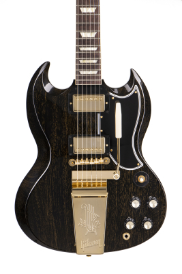 1964 SG Standard Maestro Electric Guitar with Hardshell Case - TV Black Gold