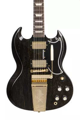1964 SG Standard Maestro Electric Guitar with Hardshell Case - TV Black Gold