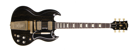 Gibson Custom Shop - 1964 SG Standard Maestro Electric Guitar with Hardshell Case - TV Black Gold