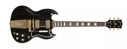 Gibson Custom Shop - 1964 SG Standard Maestro Electric Guitar with Hardshell Case - TV Black Gold