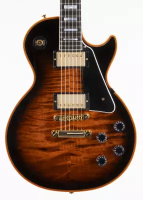 Les Paul Custom with Figured Top Electric Guitar - Orange Widow