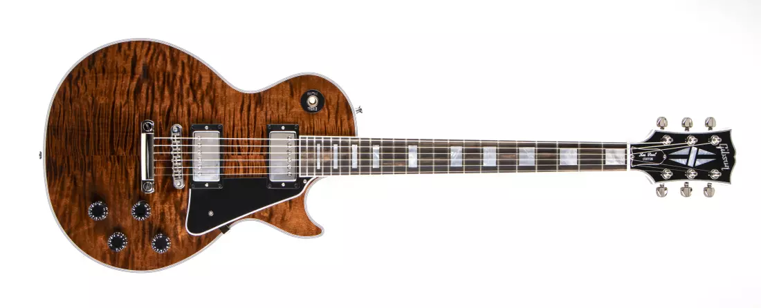 Les Paul Custom with Figured Top Electric Guitar - Root Beer