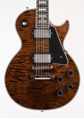 Les Paul Custom with Figured Top Electric Guitar - Root Beer