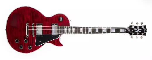 Gibson Custom Shop - Les Paul Custom with Figured Top Electric Guitar - Red Tiger
