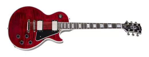 Les Paul Custom with Figured Top Electric Guitar - Red Tiger