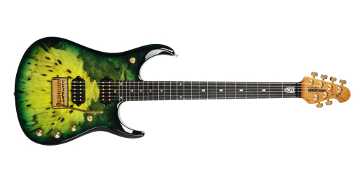 Ernie Ball Music Man - Ball Family Reserve JP15 Electric Guitar with Case - Toxic Sludge