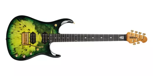 Ernie Ball Music Man - Ball Family Reserve JP15 Electric Guitar with Case - Toxic Sludge