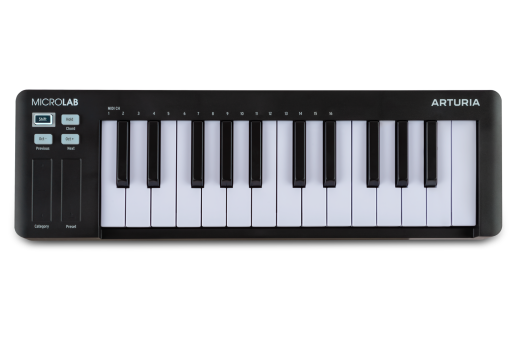 Arturia 25-Key Microlab Mk3 - Black | Long & McQuade