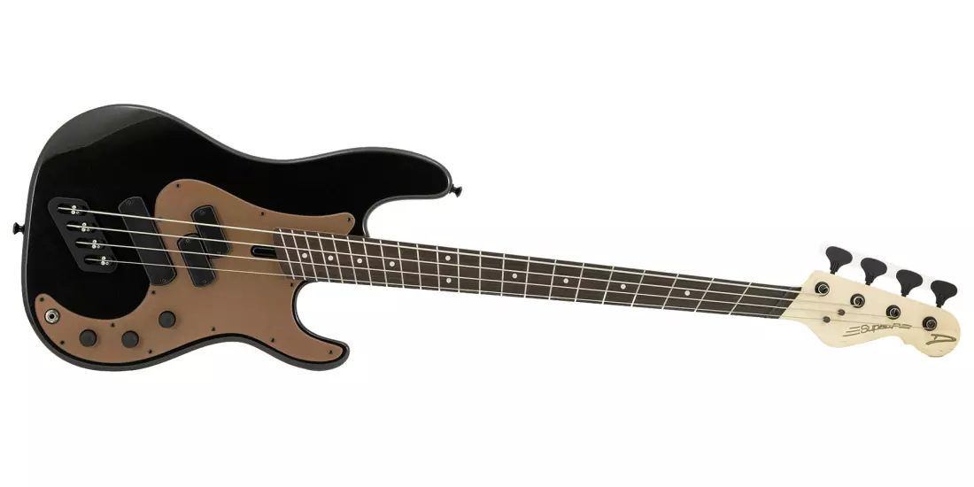 SP1 Multi-Scale Bass Guitar - Gloss Black Metallic