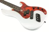 SP1 Multi-Scale Bass Guitar - Matte Ducati Pearl White