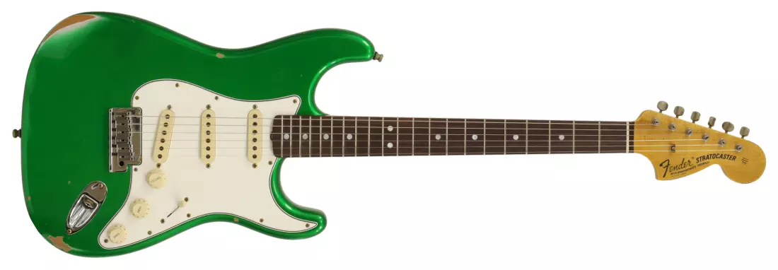 Limited Edition 2025 Relic Stratocaster Pro Electric Guitar - Candy Apple Green