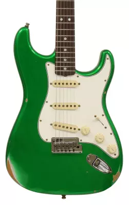 Limited Edition 2025 Relic Stratocaster Pro Electric Guitar - Candy Apple Green