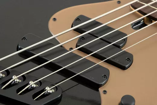 SP1 5-String Multi-Scale Bass Guitar - Gloss Black Metallic
