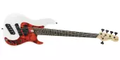 Dingwall Guitars - SP1 5-String Multi-Scale Bass Guitar - Matte Ducati Pearl White